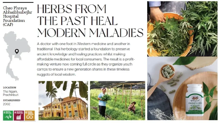 BCG Series EP:10 Chao Phraya Abhaibhubejhr Hospital Foundation (CAF), Herbs from the Past Heal Present Maladies