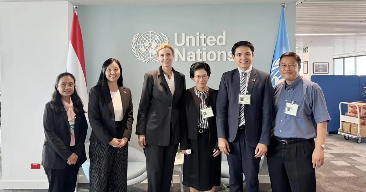 NIDA Delegation Visits United Nations (Thailand)
