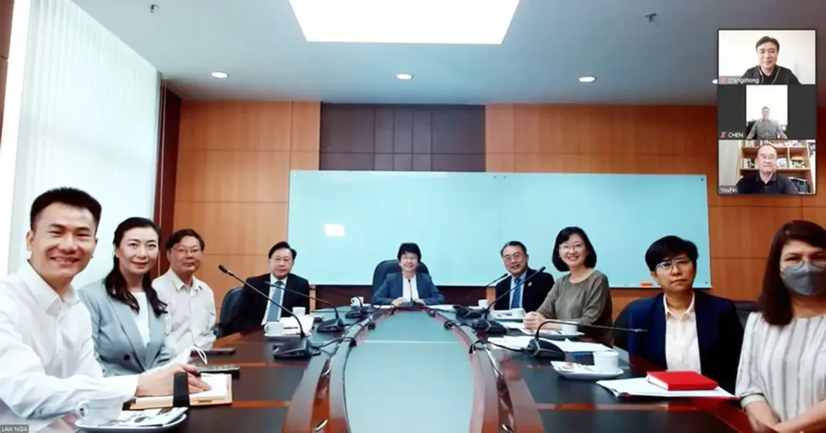 หารือความร่วมมือทางวิชาการกับ Communication University of China (CUC)