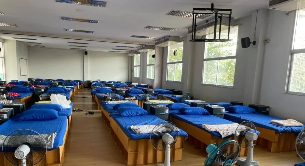 'นิด้า' พร้อมเคียงข้างสู้ภัย COVID-19 เปิดศูนย์สีคิ้ว ดูแลผู้ป่วย Community Isolation กว่า 200 เตียง