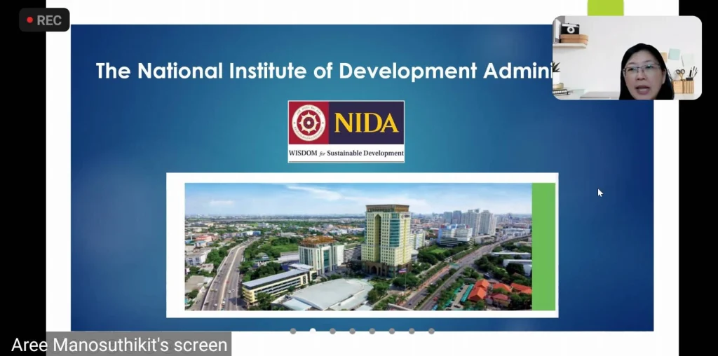 NIDA เข้าร่วมกิจกรรม Virtual Information Sharing Session