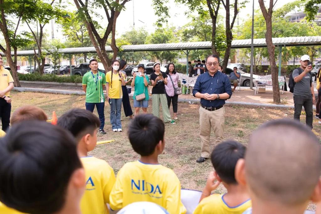 NIDA USR สร้างเสริมสุขภาพให้เยาวชนด้วยกีฬา “ฟุตบอล”