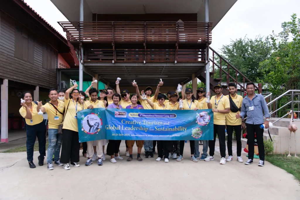 NIDA 9th International Summer Camp 2023: การศึกษาดูงานโรงพยาบาลบ้านแพ้ว และชุมชนเกาะเกิด