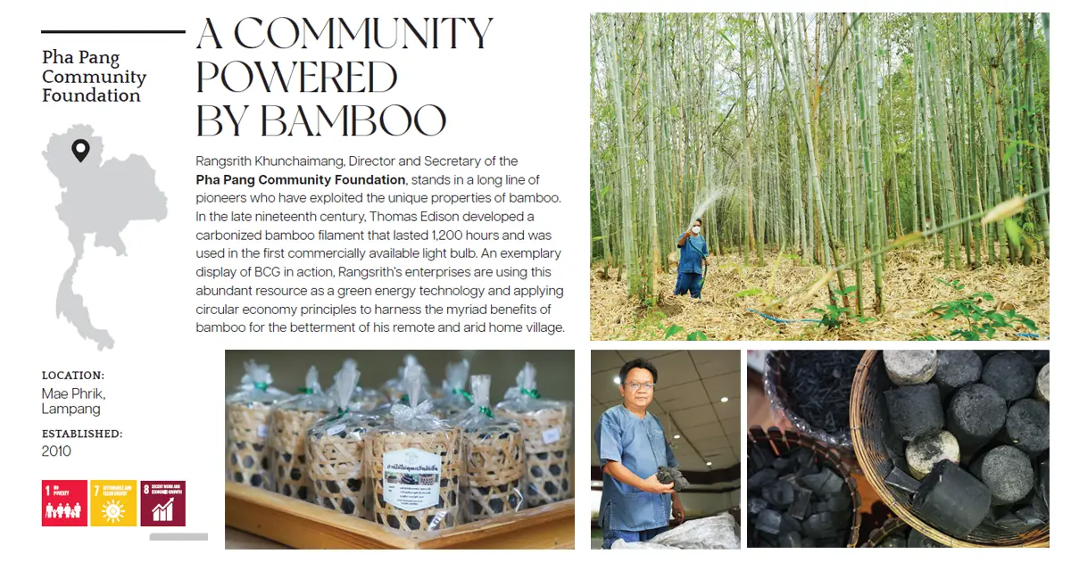 “BCG พอเพียง" Series EP:26 ผาปังโมเดล - A Community Powered by Bamboo อำเภอแม่พริก จังหวัดลำปาง