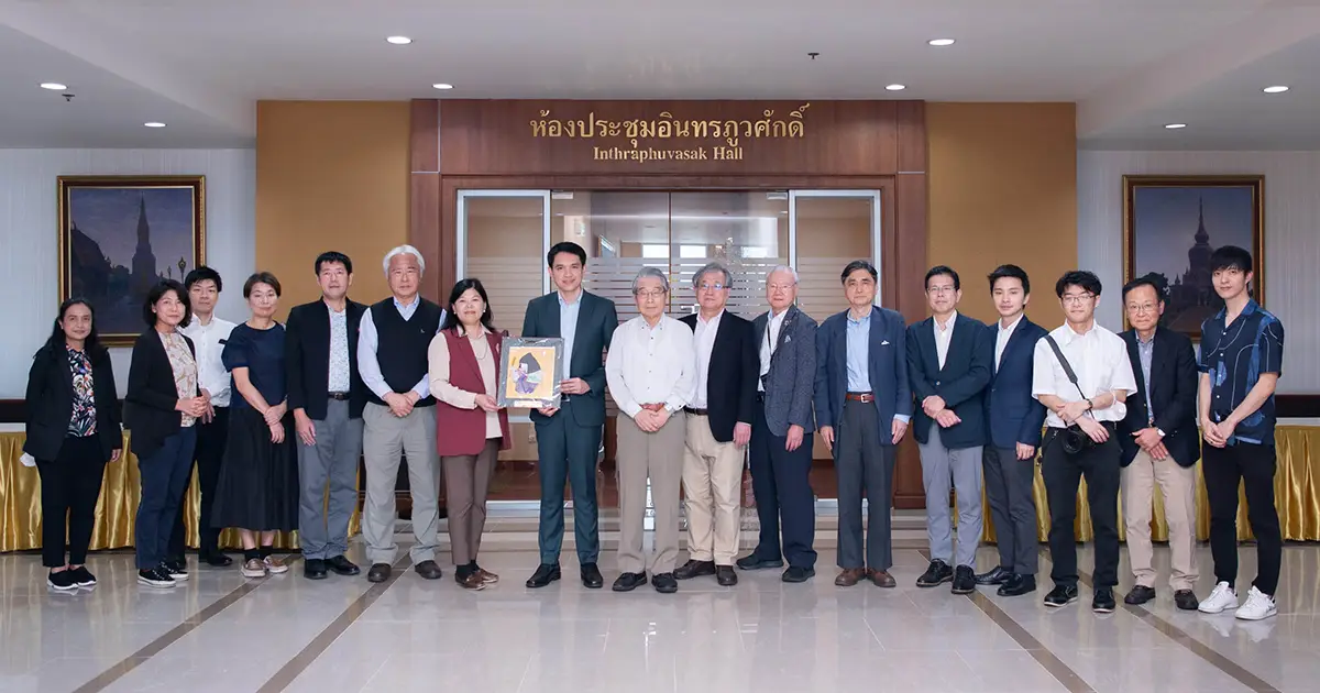 Professor Emeritus of Hakuoh University & Former President of the Japan Society for Business Ethics (JABES) เยือนสถาบัน