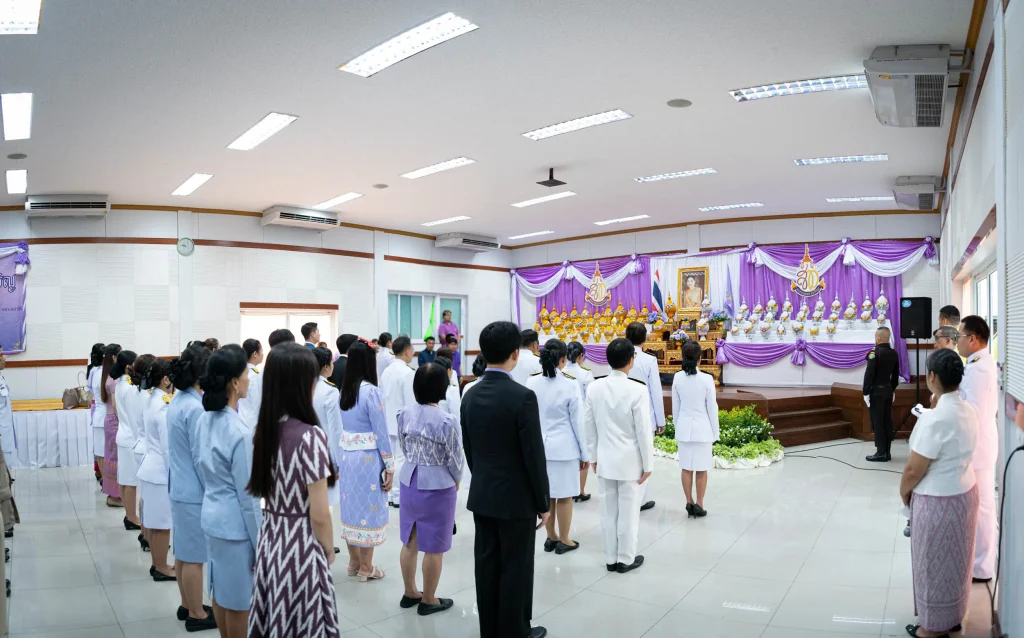 ‘นิด้า’ ร่วมกิจกรรมเฉลิมพระเกียรติ สมเด็จพระนางเจ้าสุทิดา ฯ พระบรมราชินี ณ สำนักงานเขตบางกะปิ