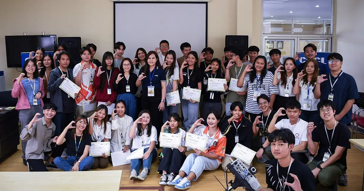 'นิด้า' เปิดศูนย์สีคิ้ว จัดฉายภาพยนตร์สั้น (CCCL Film Tour) เสริมการเรียนรู้ - สร้างผู้นำทางด้านการสื่อสารวิกฤตการเปลี่ยนแปลงสภาพภูมิอากาศ