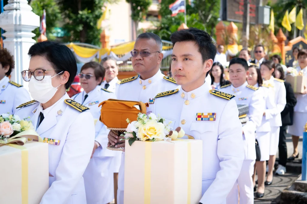 พิธีถวายผ้าพระกฐินพระราชทาน ประจำปี 2567 ณ วัดลุ่ม (พระอารามหลวง) จ.ระยอง