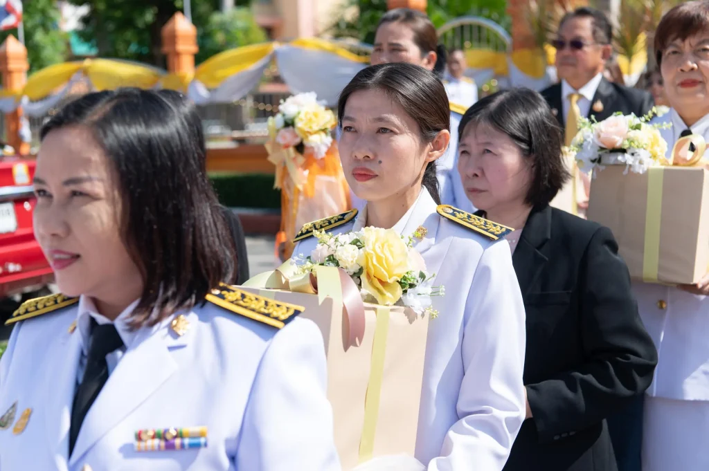 พิธีถวายผ้าพระกฐินพระราชทาน ประจำปี 2567 ณ วัดลุ่ม (พระอารามหลวง) จ.ระยอง