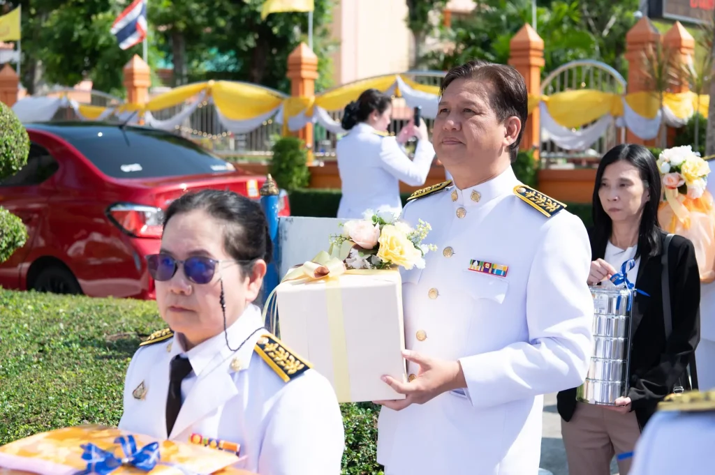 พิธีถวายผ้าพระกฐินพระราชทาน ประจำปี 2567 ณ วัดลุ่ม (พระอารามหลวง) จ.ระยอง