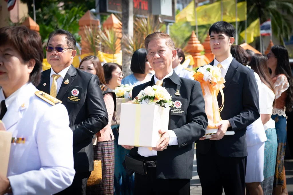 พิธีถวายผ้าพระกฐินพระราชทาน ประจำปี 2567 ณ วัดลุ่ม (พระอารามหลวง) จ.ระยอง