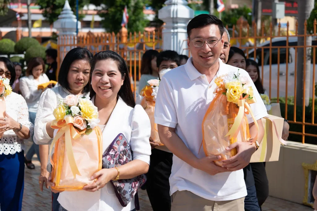 พิธีถวายผ้าพระกฐินพระราชทาน ประจำปี 2567 ณ วัดลุ่ม (พระอารามหลวง) จ.ระยอง