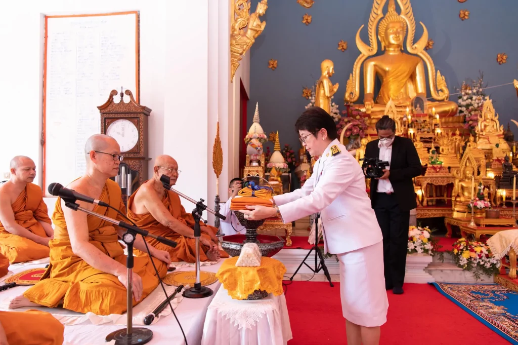 พิธีถวายผ้าพระกฐินพระราชทาน ประจำปี 2567 ณ วัดลุ่ม (พระอารามหลวง) จ.ระยอง