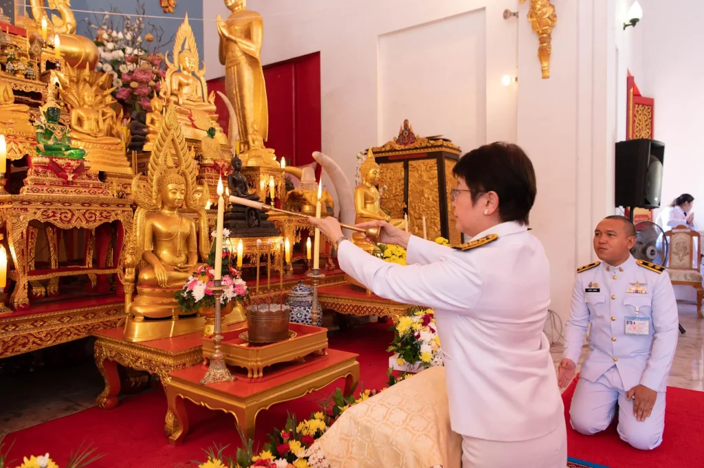 พิธีถวายผ้าพระกฐินพระราชทาน ประจำปี 2567 ณ วัดลุ่ม (พระอารามหลวง) จ.ระยอง