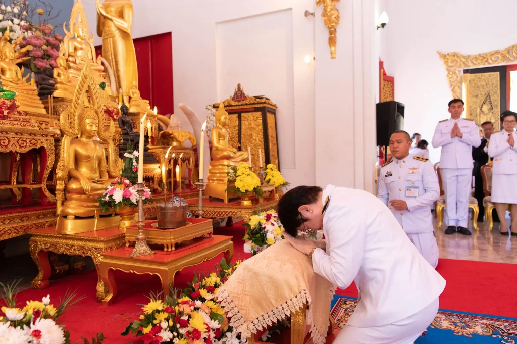 พิธีถวายผ้าพระกฐินพระราชทาน ประจำปี 2567 ณ วัดลุ่ม (พระอารามหลวง) จ.ระยอง