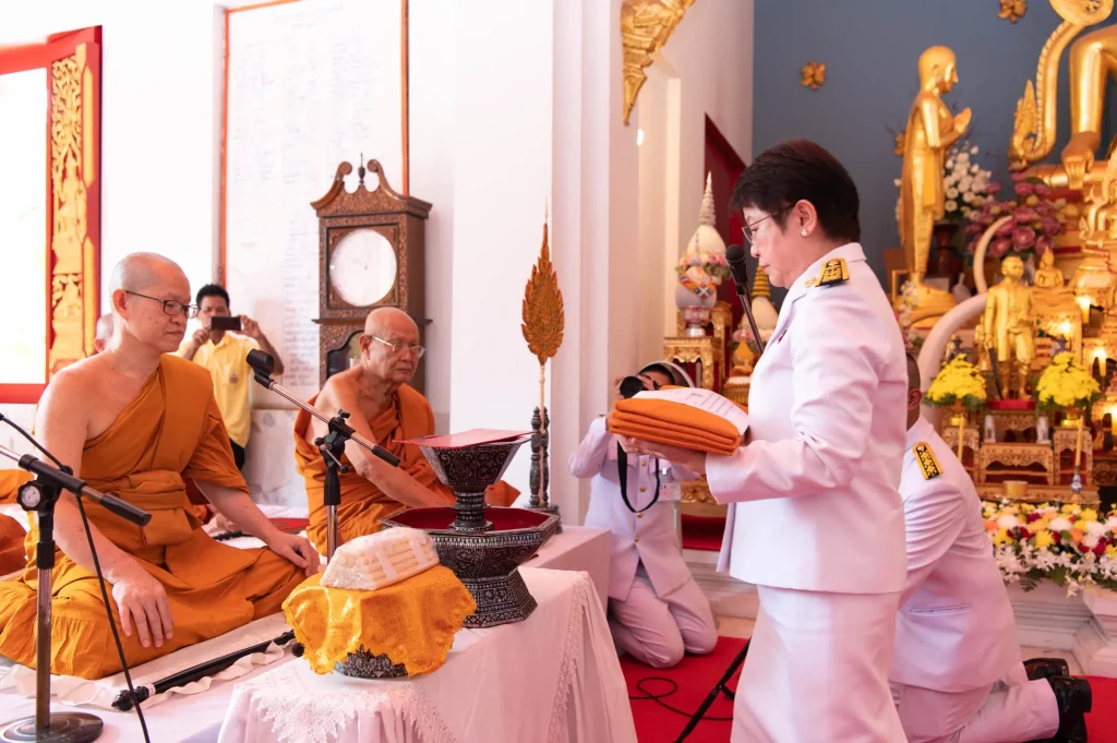 พิธีถวายผ้าพระกฐินพระราชทาน ประจำปี 2567 ณ วัดลุ่ม (พระอารามหลวง) จ.ระยอง
