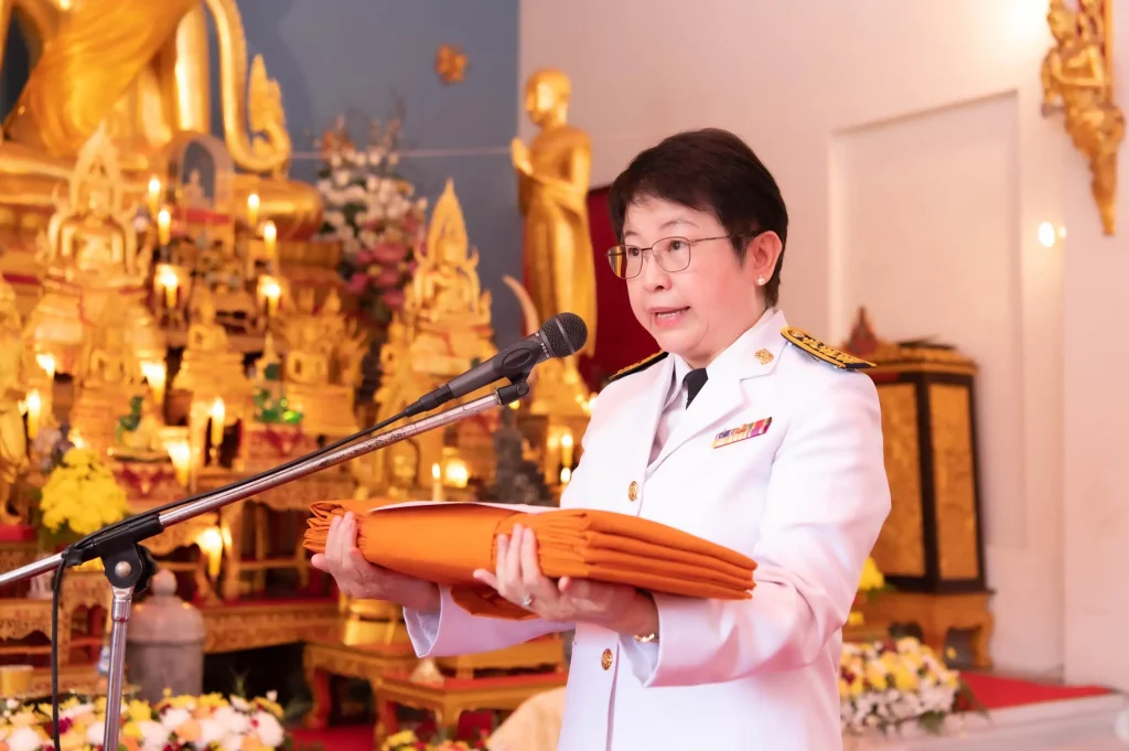 พิธีถวายผ้าพระกฐินพระราชทาน ประจำปี 2567 ณ วัดลุ่ม (พระอารามหลวง) จ.ระยอง