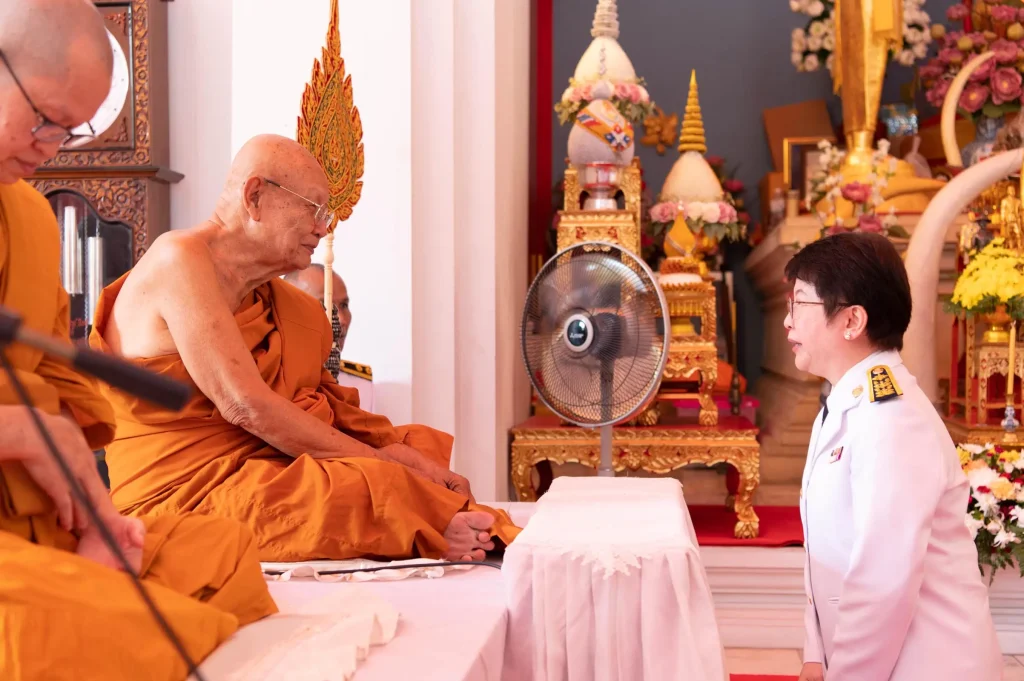 พิธีถวายผ้าพระกฐินพระราชทาน ประจำปี 2567 ณ วัดลุ่ม (พระอารามหลวง) จ.ระยอง
