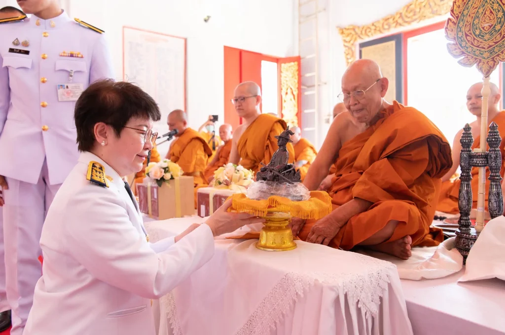 พิธีถวายผ้าพระกฐินพระราชทาน ประจำปี 2567 ณ วัดลุ่ม (พระอารามหลวง) จ.ระยอง