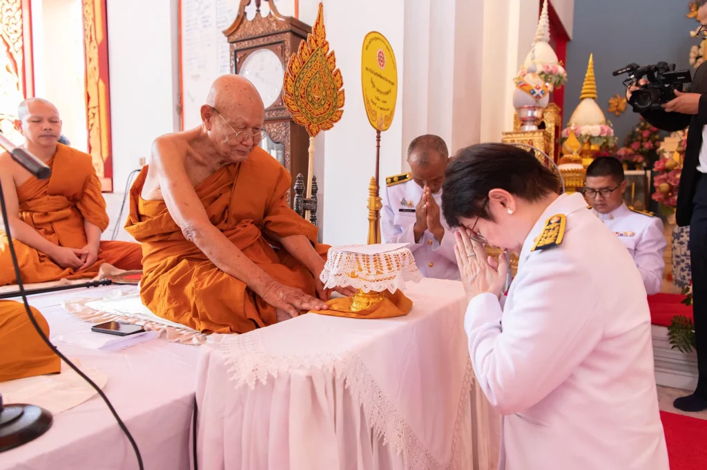 พิธีถวายผ้าพระกฐินพระราชทาน ประจำปี 2567 ณ วัดลุ่ม (พระอารามหลวง) จ.ระยอง