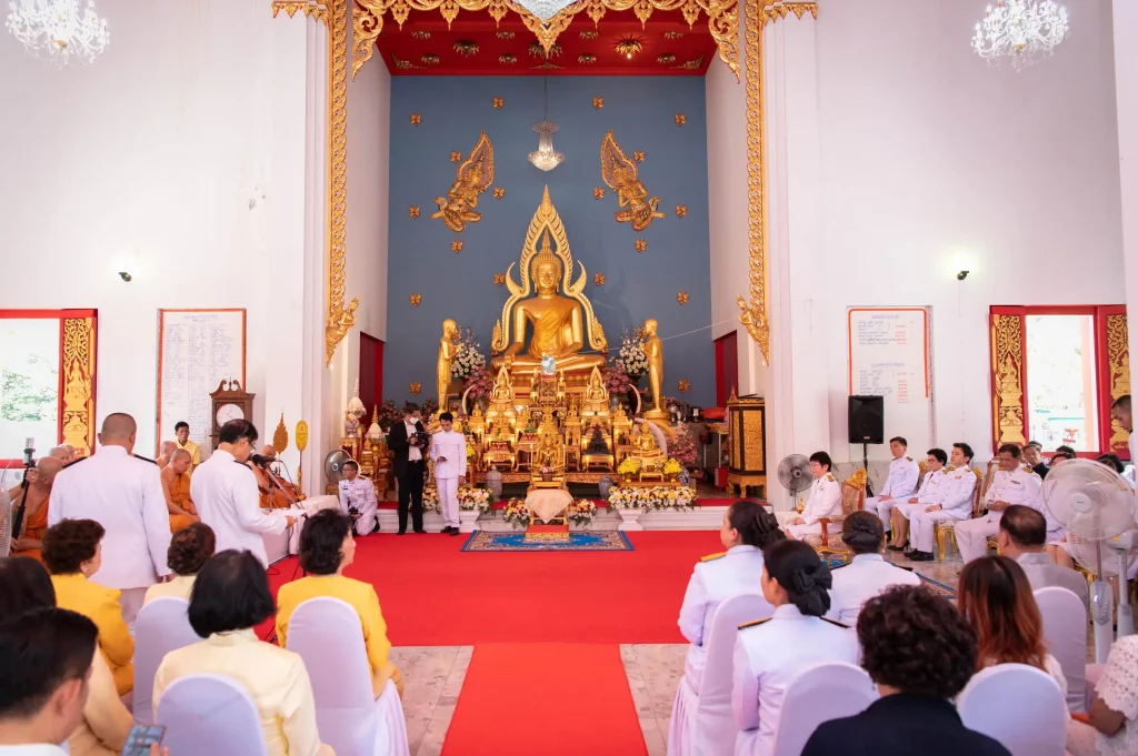 พิธีถวายผ้าพระกฐินพระราชทาน ประจำปี 2567 ณ วัดลุ่ม (พระอารามหลวง) จ.ระยอง