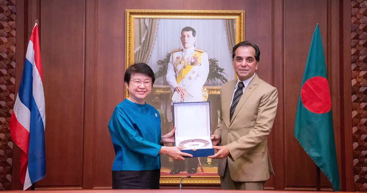 เอกอัครราชทูตสาธารณรัฐประชาชนบังกลาเทศประจำประเทศไทยเยือนสถาบัน