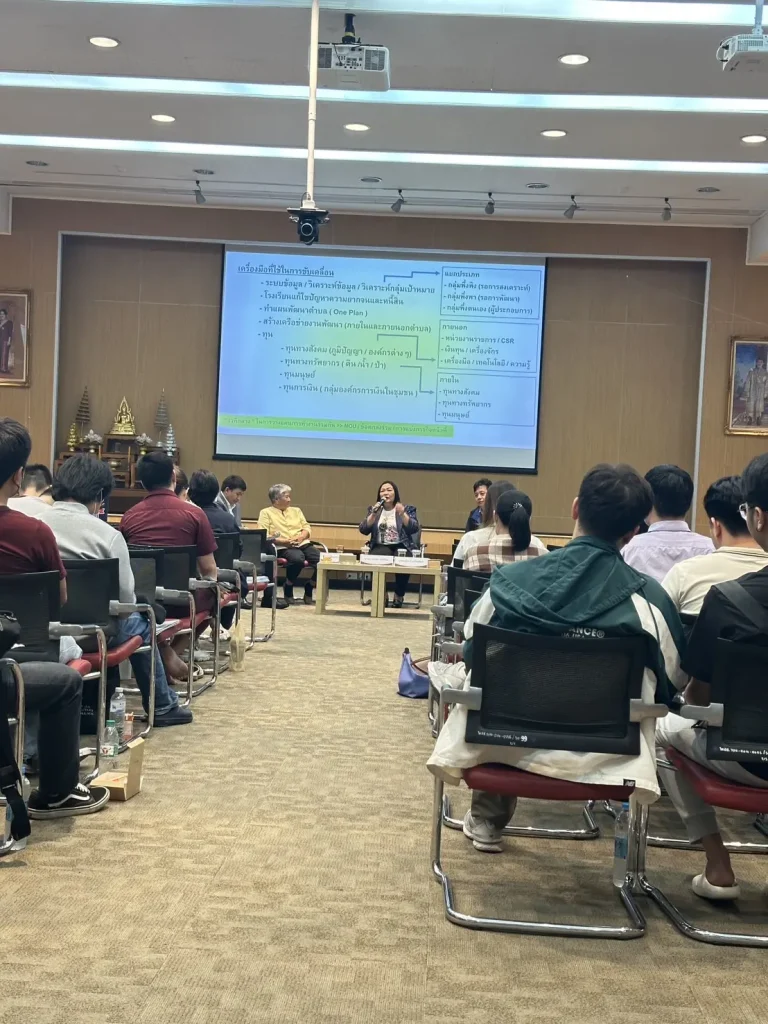 นักศึกษา ป.โท ภาคปกติ วิชา ND4000 เข้าศึกษาดูงานด้าน “ผู้นำกับการพัฒนาที่ยั่งยืน” ณ สถาบันพัฒนาองค์กรชุมชน