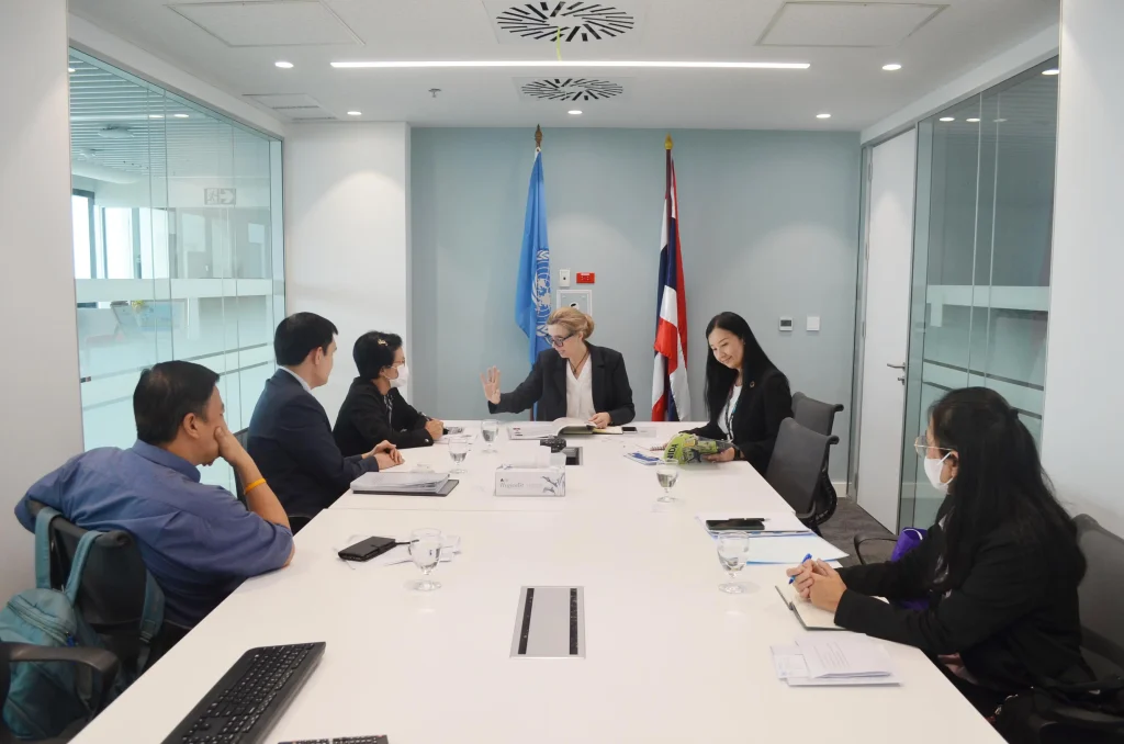 NIDA Delegation Visits United Nations (Thailand)