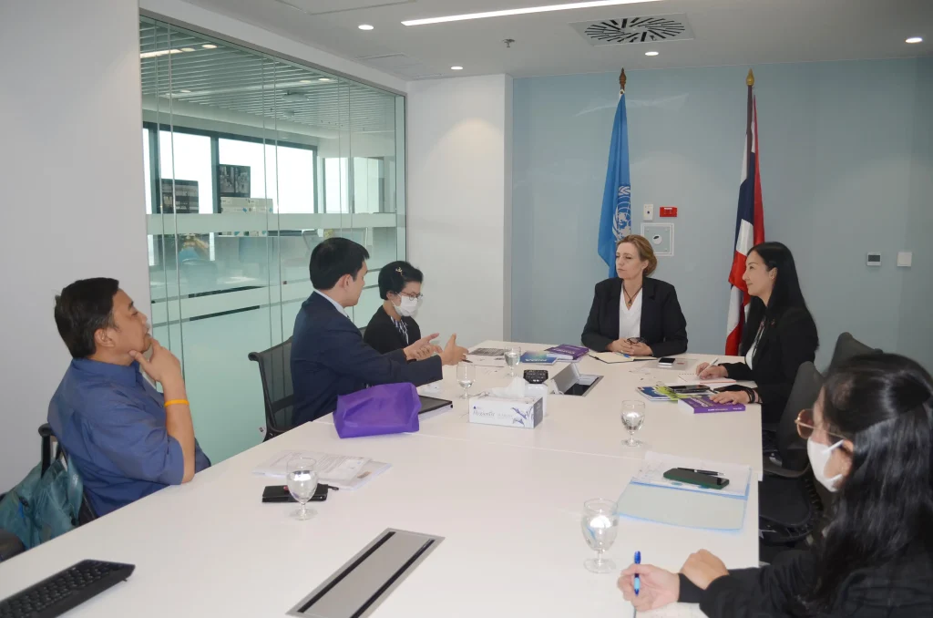 NIDA Delegation Visits United Nations (Thailand)