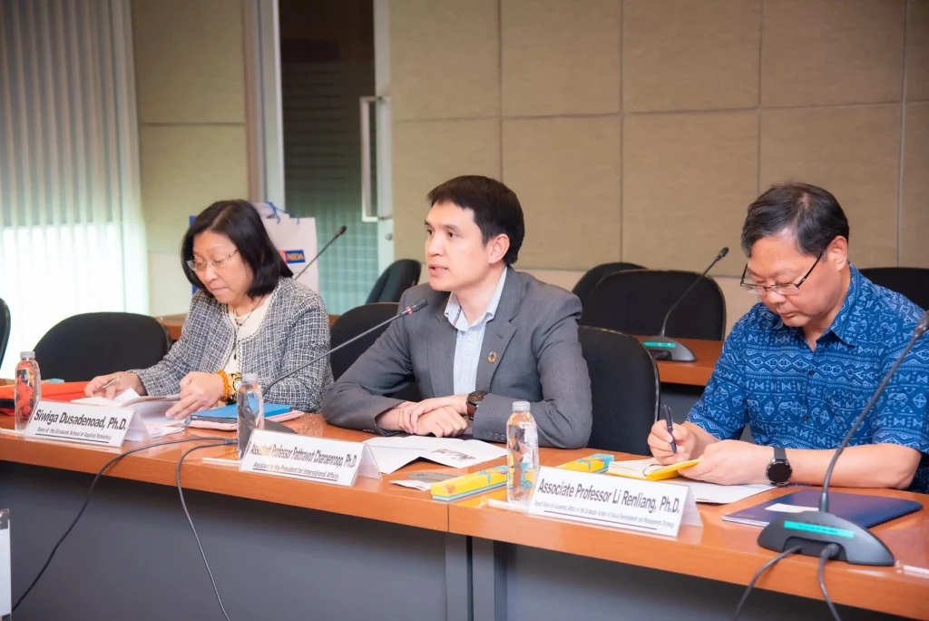 ‘นิด้า’ ให้การต้อนรับผู้แทนจาก Southwest Jiaotong University สาธารณรัฐประชาชนจีน