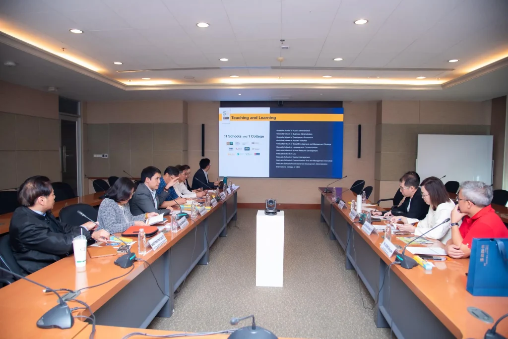 ‘นิด้า’ ให้การต้อนรับผู้แทนจาก Southwest Jiaotong University สาธารณรัฐประชาชนจีน