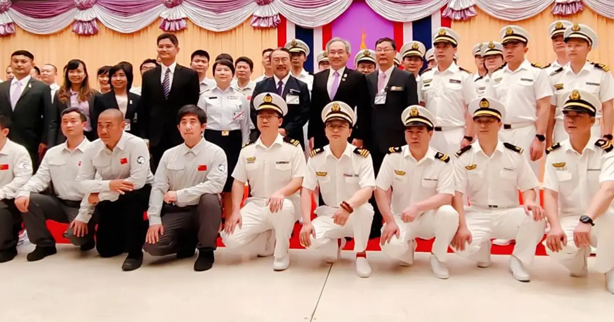 ‘นิด้า’ เข้าร่วมพิธีต้อนรับ เรือตัดน้ำแข็งเสว่หลง 2 (Xue Long 2) เยือนประเทศไทย