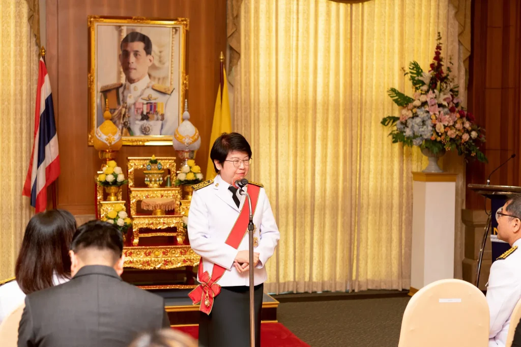 พิธีรับสนองพระบรมราชโองการโปรดเกล้า ฯ แต่งตั้งอธิการบดี สถาบันบัณฑิตพัฒนบริหารศาสตร์