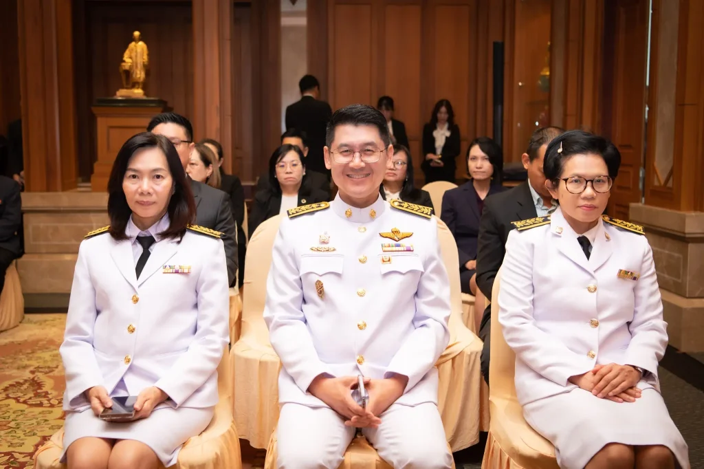 พิธีรับสนองพระบรมราชโองการโปรดเกล้า ฯ แต่งตั้งอธิการบดี สถาบันบัณฑิตพัฒนบริหารศาสตร์