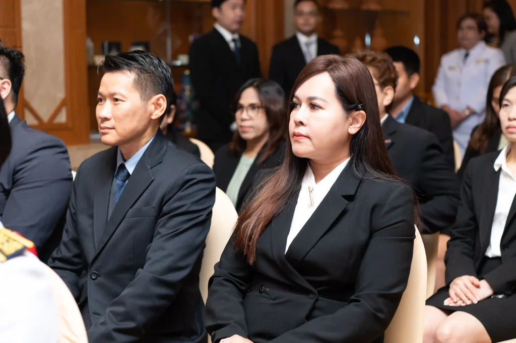 พิธีรับสนองพระบรมราชโองการโปรดเกล้า ฯ แต่งตั้งอธิการบดี สถาบันบัณฑิตพัฒนบริหารศาสตร์