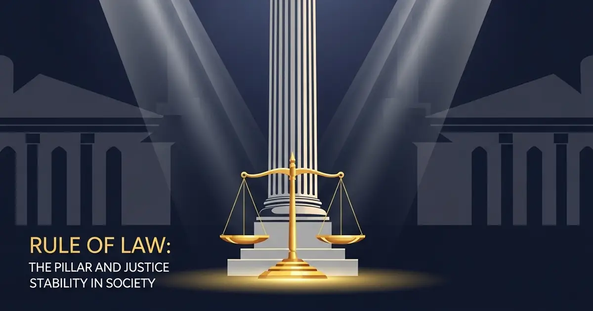 หลักนิติธรรม : เสาหลักความเป็นธรรมและความมั่นคงของสังคมไทย