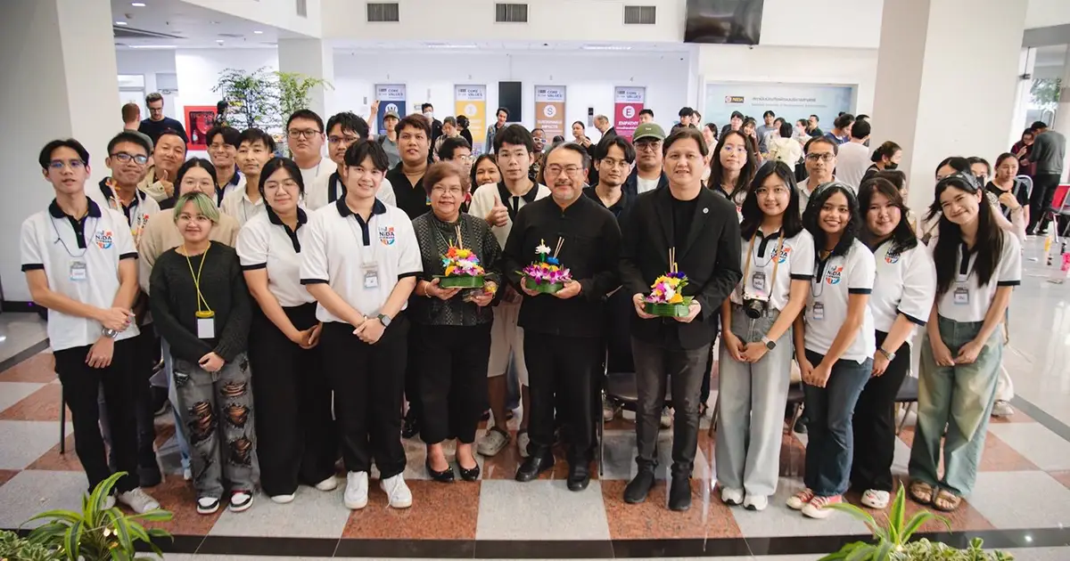 คณะกรรมการสโมสรนักศึกษาจัดโครงการ “NIDA Flashback Festival” สืบสานประเพณีลอยกระทง ประจำปี 2568