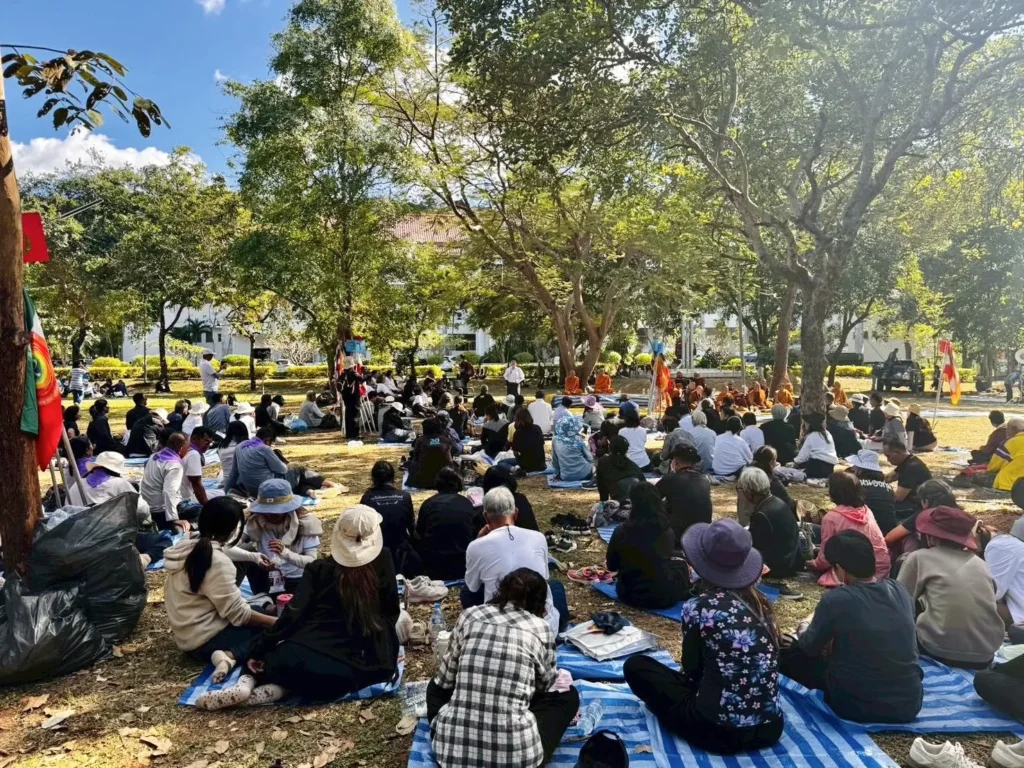 681206_07 ‘นิด้า’ ต้อนรับนักศึกษาหลักสูตรครูสมาธิ สถาบันพลังจิตตานุภาพ ในการสอบปฏิบัติภาคสนาม ณ วิทยาเขตสีคิ้ว