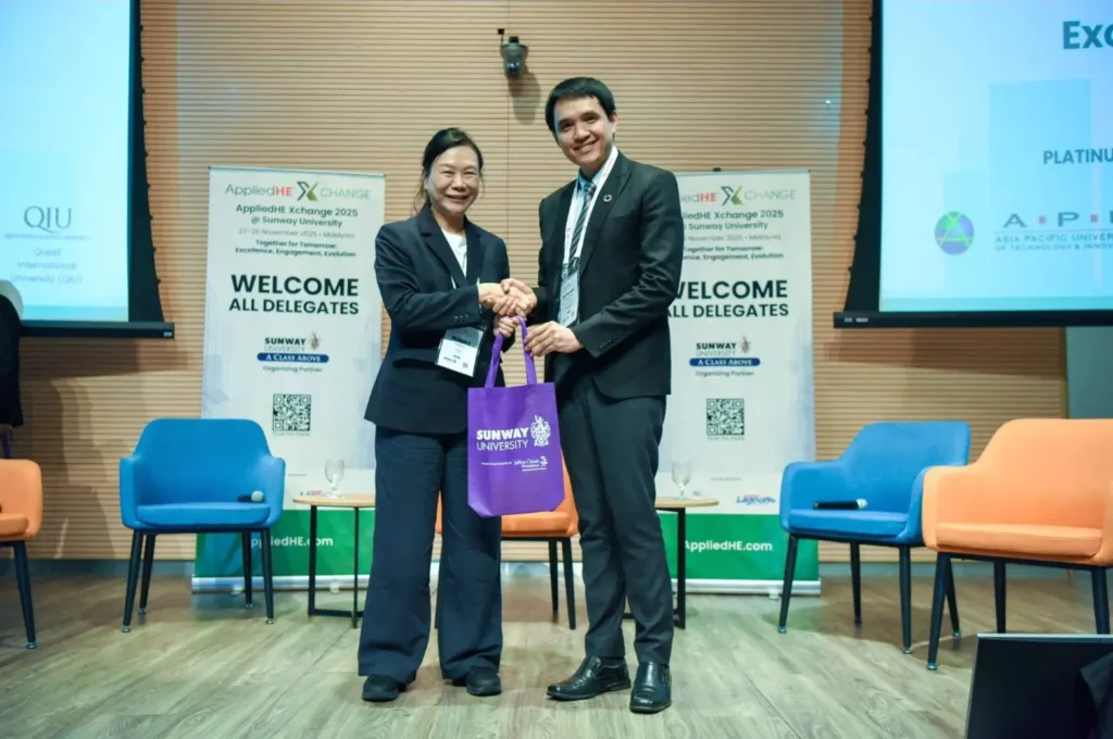 Image Name NIDA Participates in AppliedHE Xchange 2025 (QS Asia) and Presents Country Report on the Impact of AI in Thai Higher Education in Malaysia