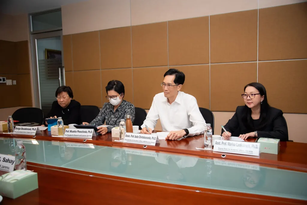 iim-jammu07 ‘นิด้า’ ให้การต้อนรับ คณะผู้แทนจาก Indian Institute of Management Jammu