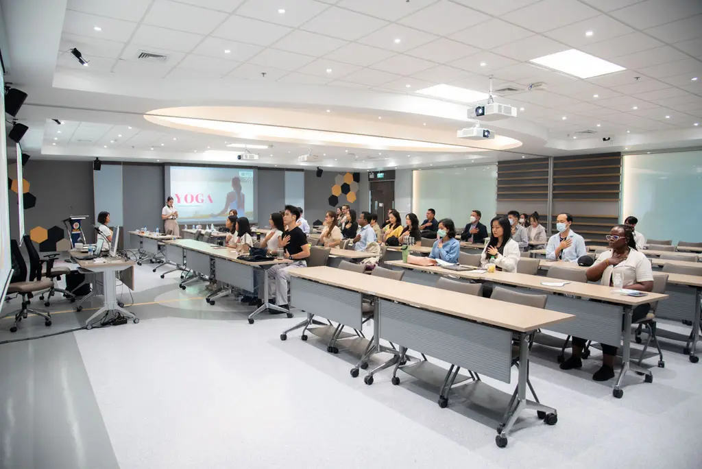 NIDA จัดกิจกรรมเสริมสร้างความรู้ด้านสุขภาพแก่นักศึกษานานาชาติ รับมือโรคระบาดตามฤดูกาลและ ฝุ่น PM2.5